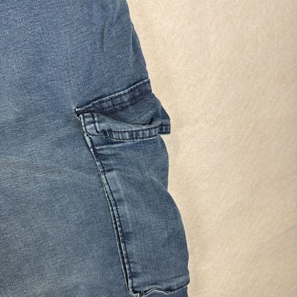 Time and Tru XXL Parachute Cargo Pants 20 Lyocell Blend Relaxed Wide Leg Denim - Picture 4 of 12